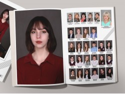 Альбом выпускной фотокнига  Премиум школьный