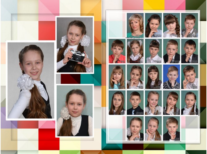Альбом школьный фотокнига 4